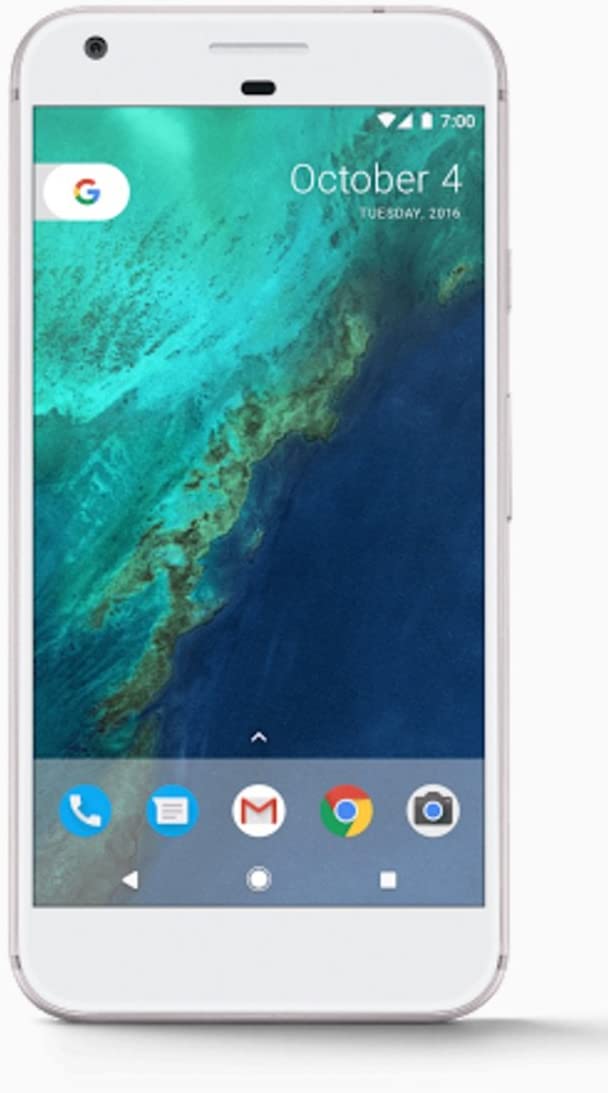 Google Pixel XL (128GB, 4GB RAM) 5.5" AMOLED HD Display, Global 4G LTE, US Factory Unlocked Model (GSM, Verizon, Sprint) - Very Silver